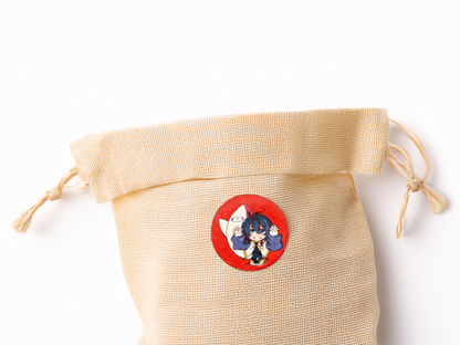 Yosuke Original Character Furry Badges